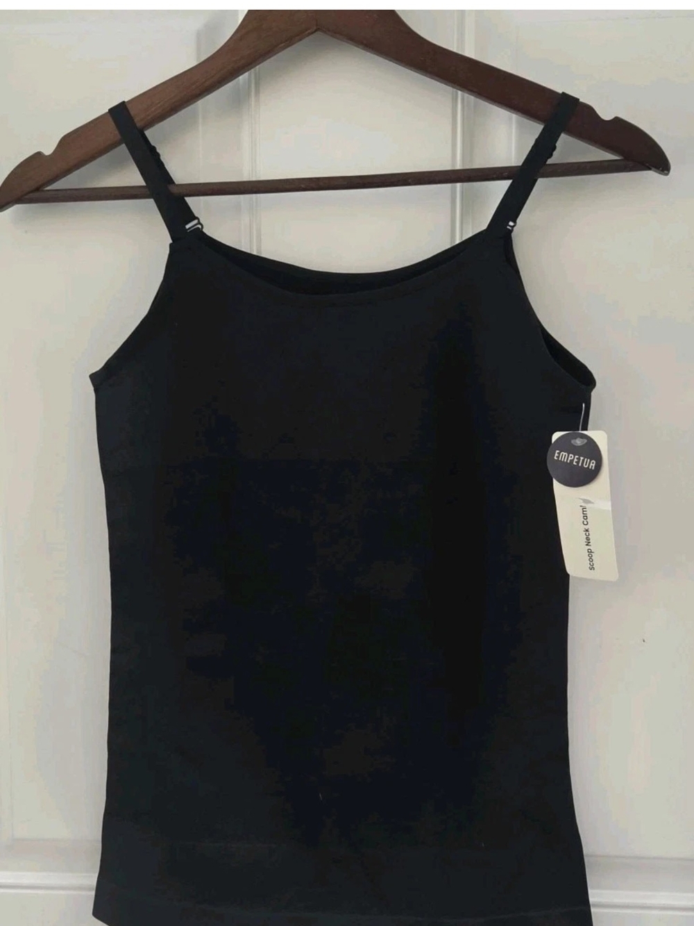 Empetua by Shapermint Womens XL Scoop Neck Cami Black 62001 Shaping Compression
